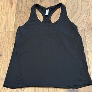 Yogalicious Womens Black Racerback Athletic Tank Top QB3388-3 Size Medium